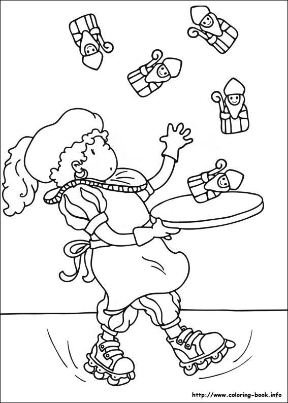 Saint Nicholas coloring picture