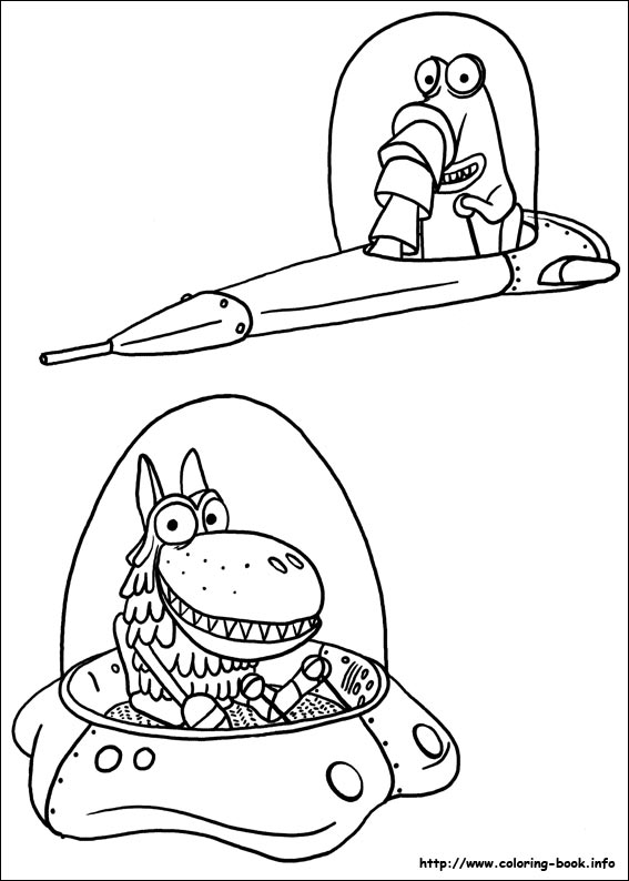 SamSam coloring picture