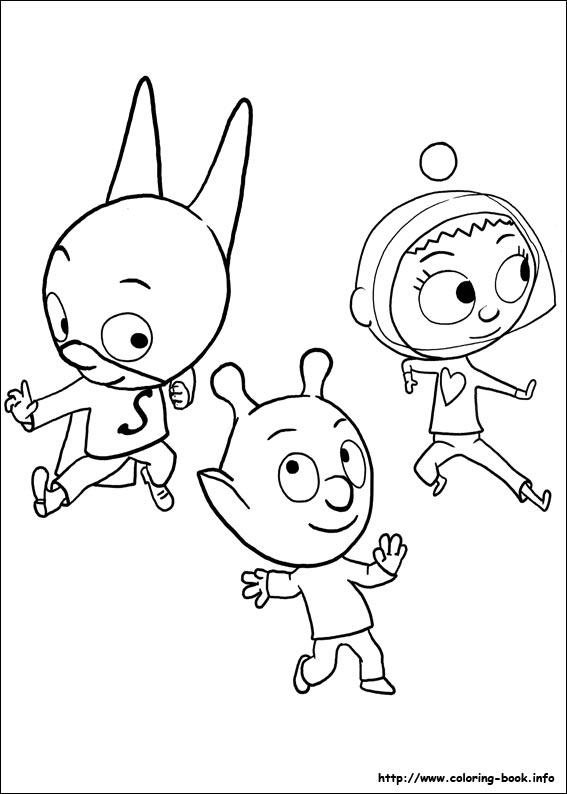 SamSam coloring picture