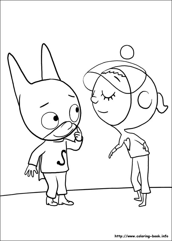 SamSam coloring picture