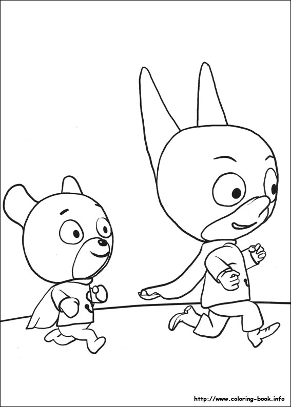 SamSam coloring picture