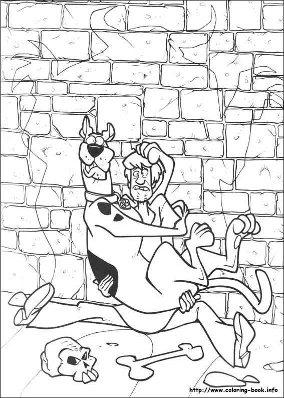 Scooby-Dou coloring picture