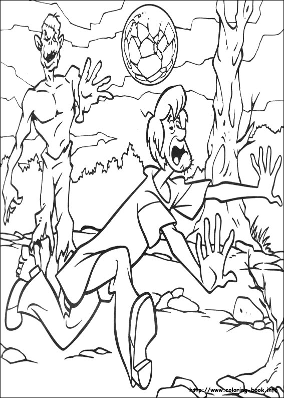 Scooby-Dou coloring picture