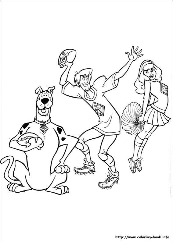 Scooby-Dou coloring picture