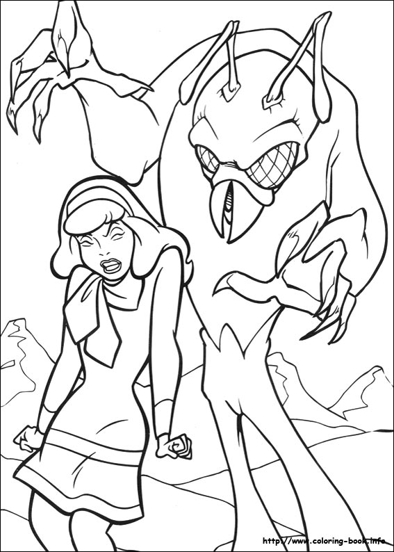 Scooby-Dou coloring picture