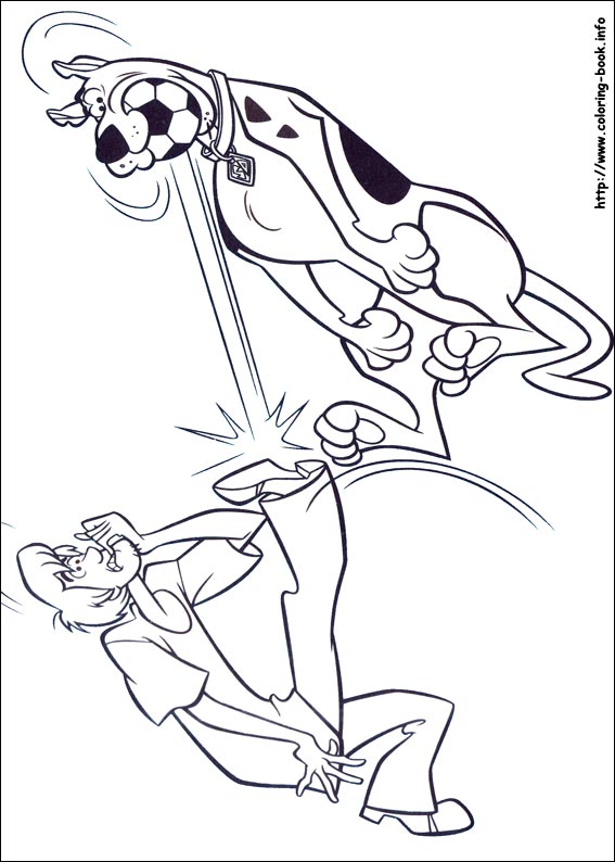 Scooby-Dou coloring picture