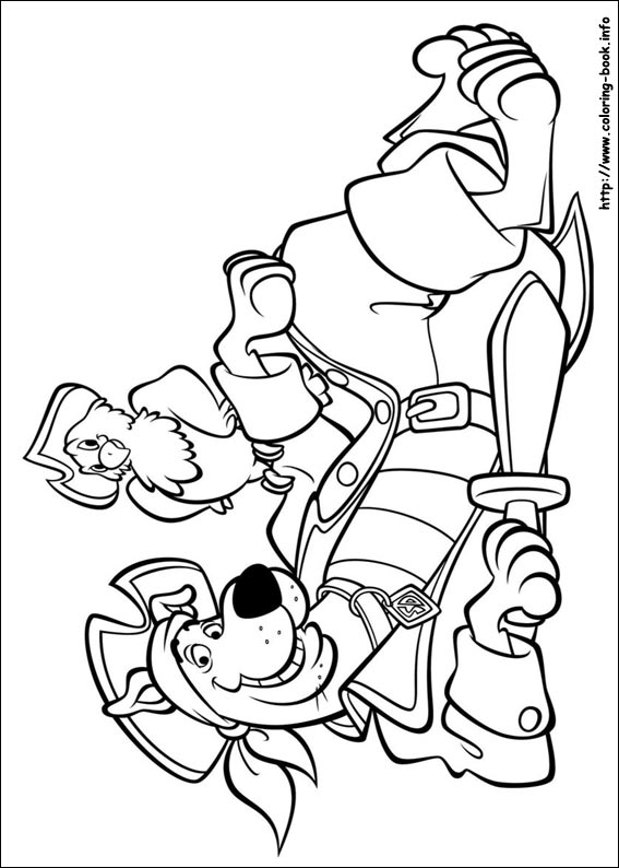 Scooby-Dou coloring picture