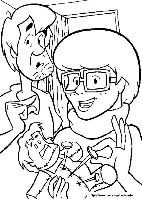 Scooby-Dou coloring picture