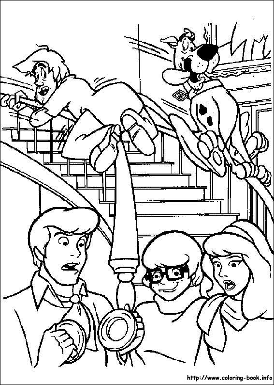 Scooby-Dou coloring picture