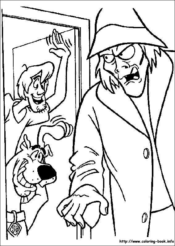 Scooby-Dou coloring picture