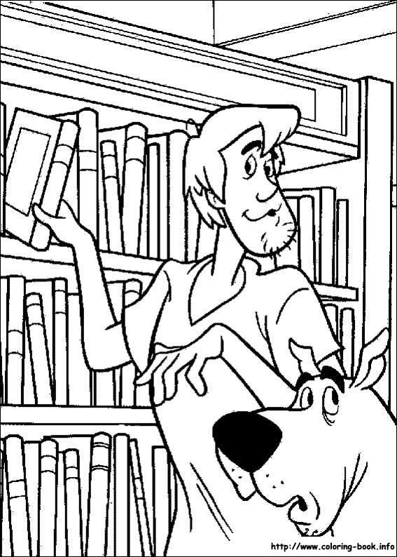 Scooby-Dou coloring picture