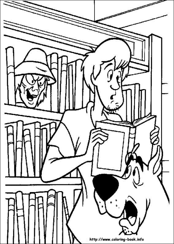 Scooby-Dou coloring picture