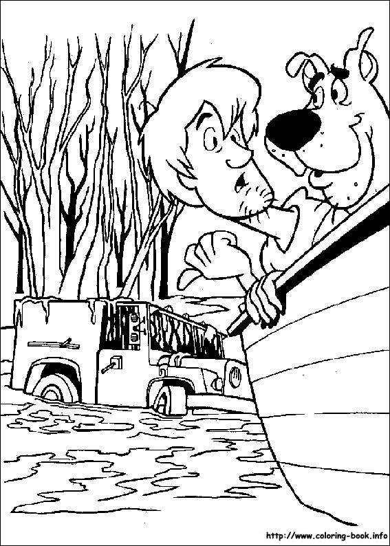 Scooby-Dou coloring picture