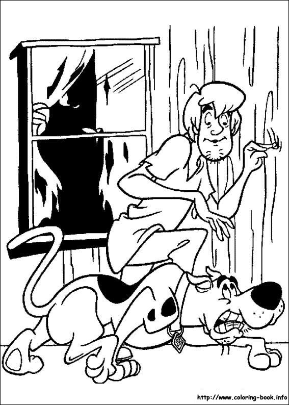 Scooby-Dou coloring picture