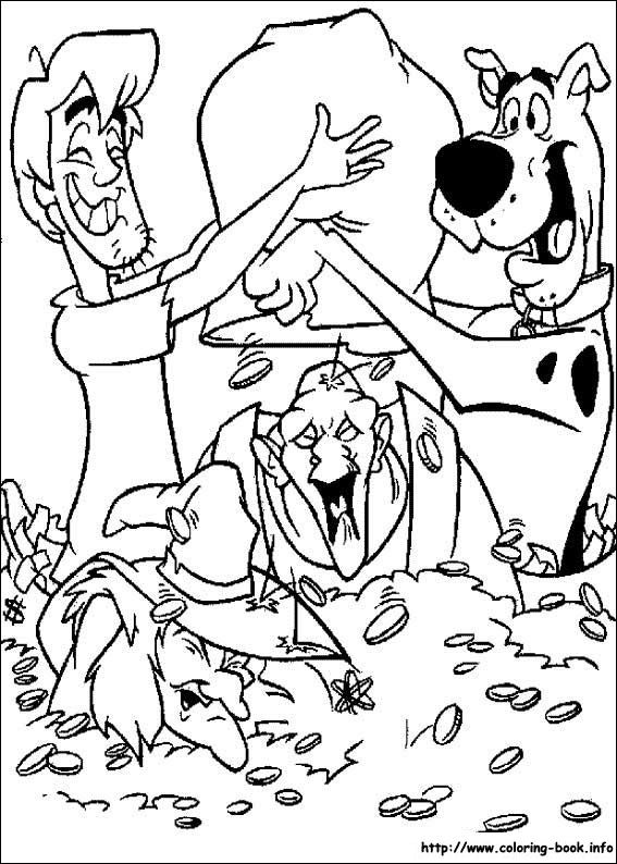 Scooby-Dou coloring picture