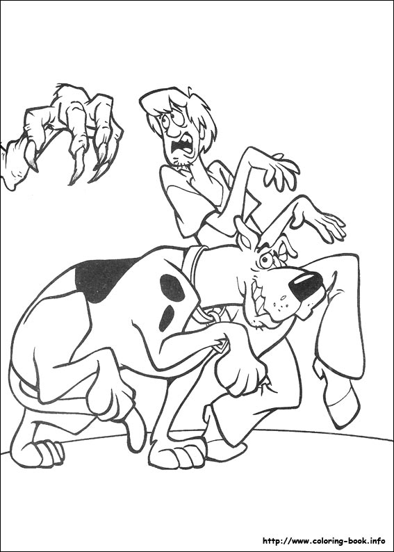 Scooby-Dou coloring picture