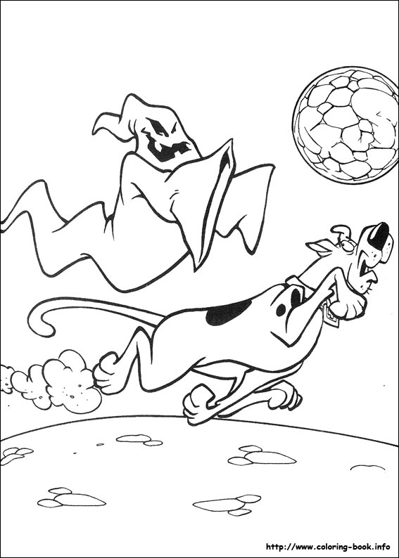 Scooby-Dou coloring picture