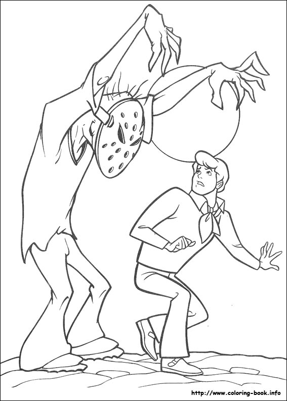 Scooby-Dou coloring picture