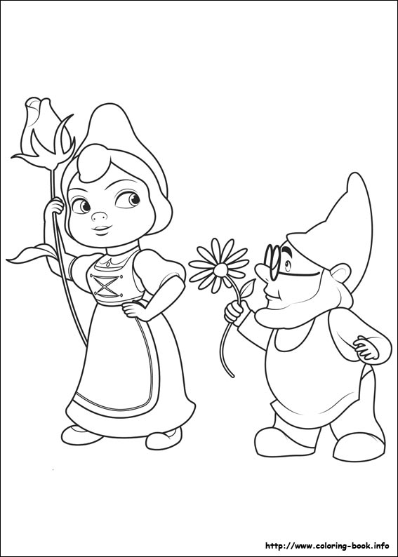 Sherlock Gnomes coloring picture