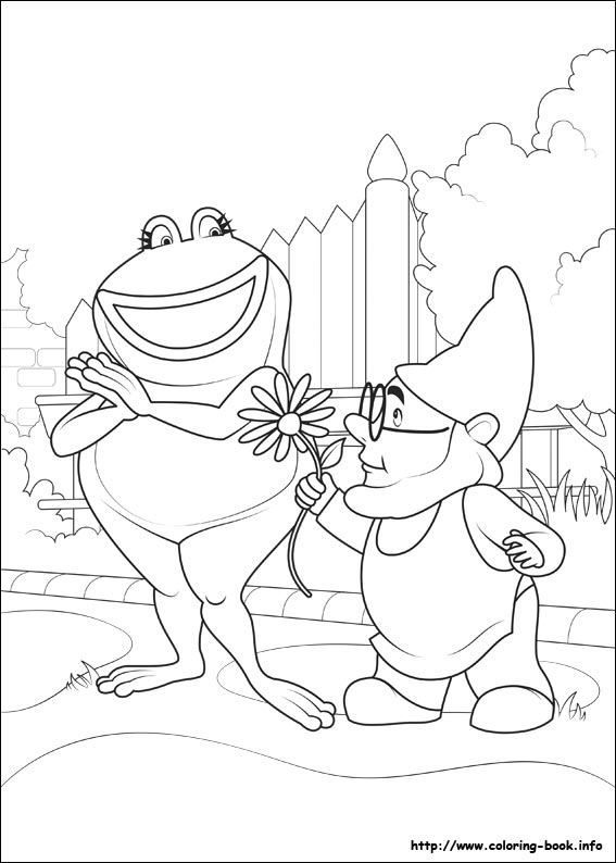 Sherlock Gnomes coloring picture