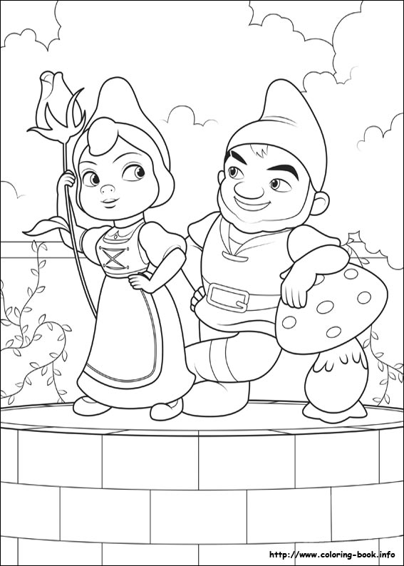 Sherlock Gnomes coloring picture