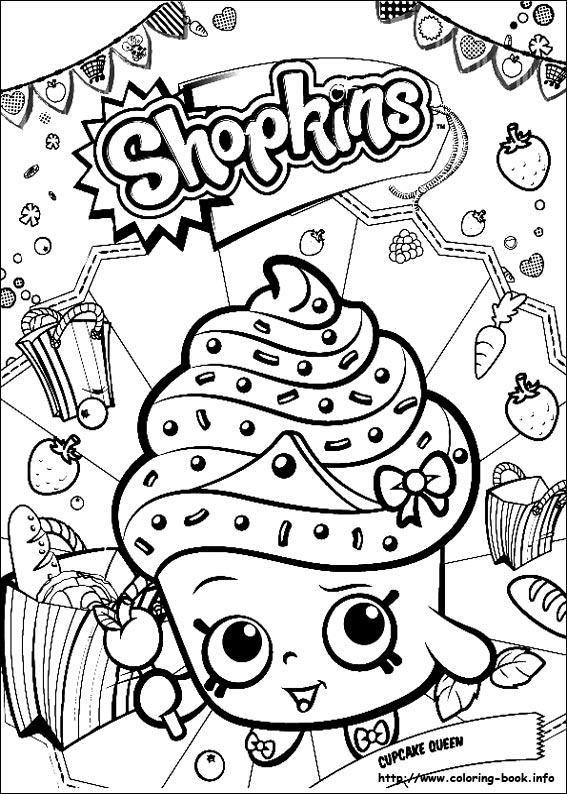 Shopkins coloring picture