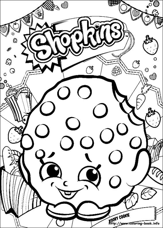 Shopkins coloring picture