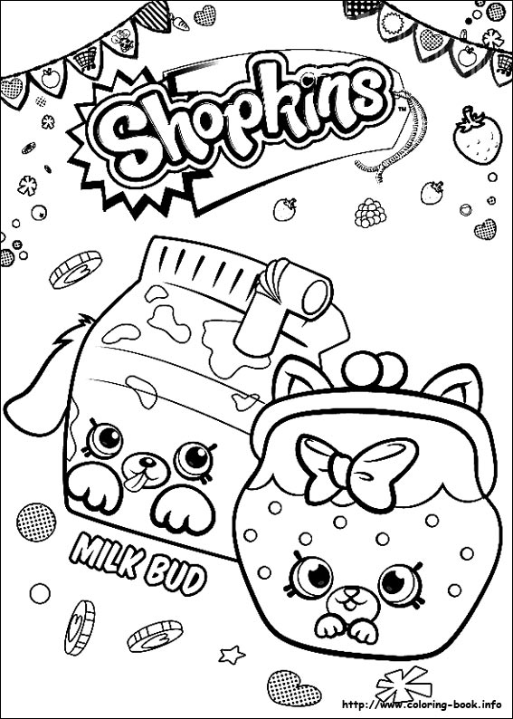 Shopkins coloring picture