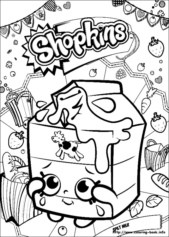 Shopkins coloring picture