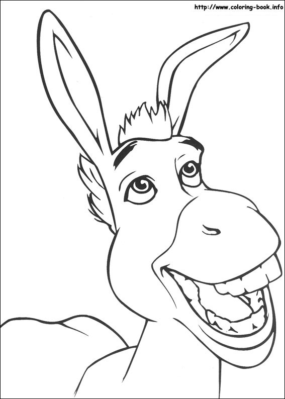 Shrek coloring picture