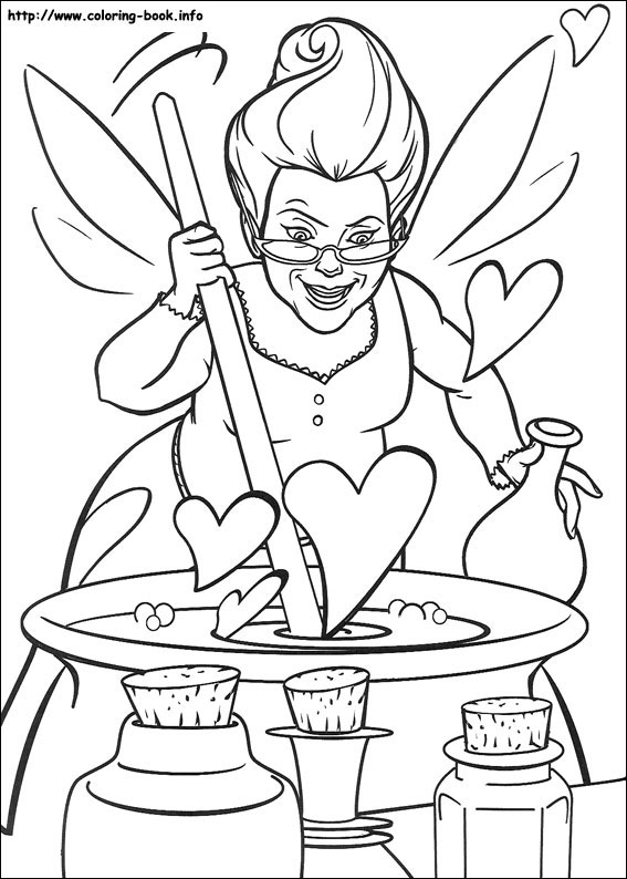 Shrek coloring picture