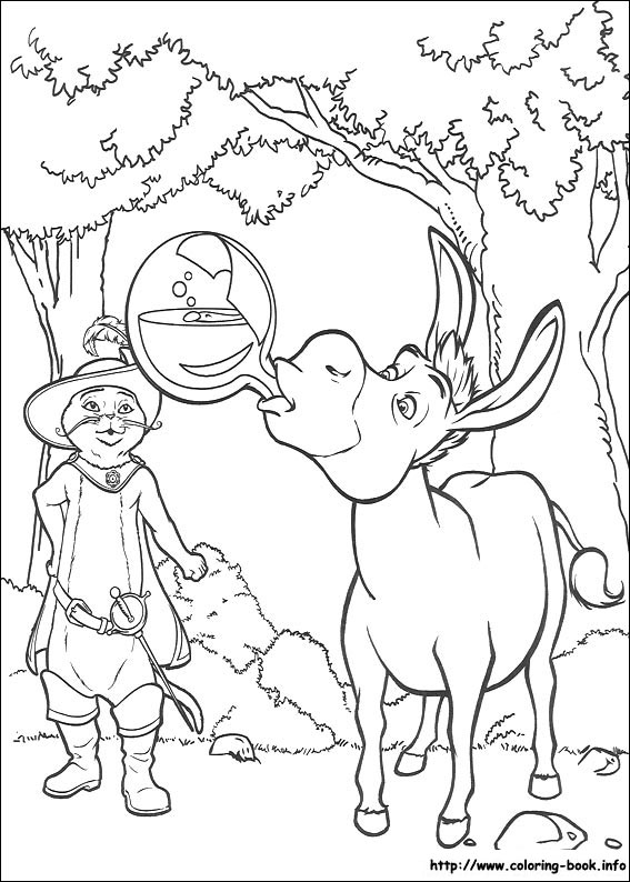 Shrek coloring picture