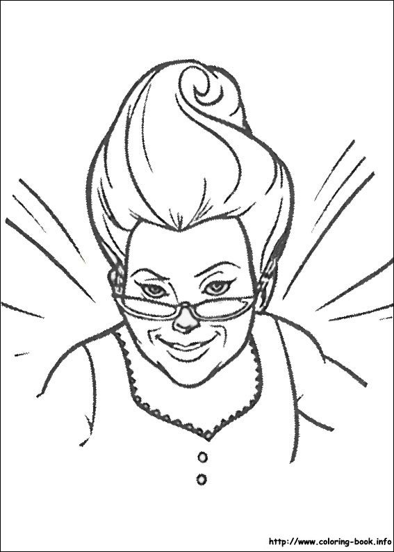 Shrek coloring picture