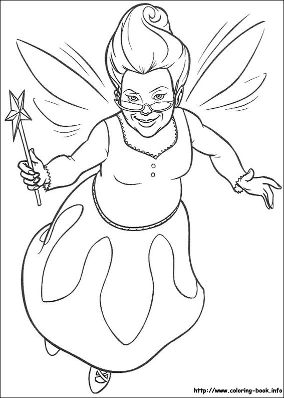 Shrek coloring picture