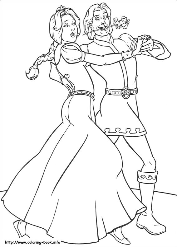 Shrek coloring picture