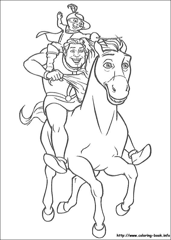 Shrek coloring picture