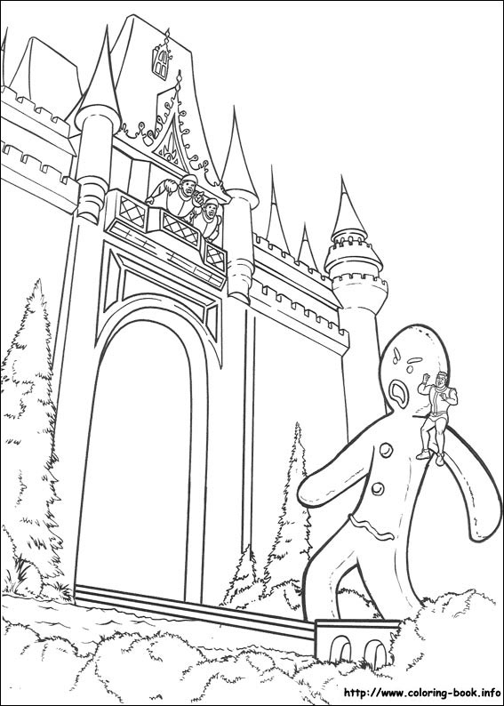 Shrek coloring picture