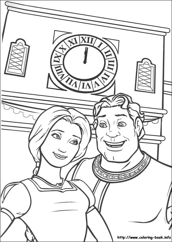 Shrek coloring picture