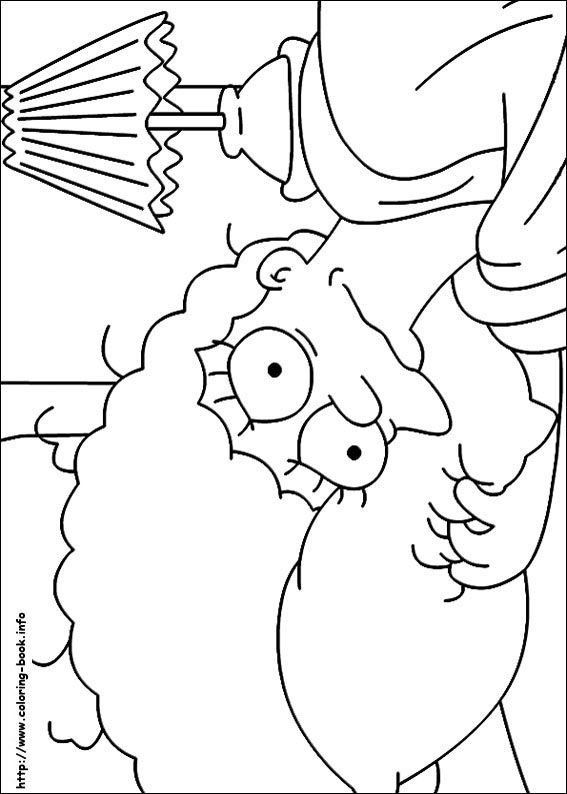 The Simpsons coloring picture