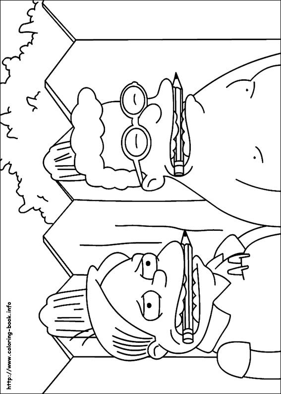 The Simpsons coloring picture