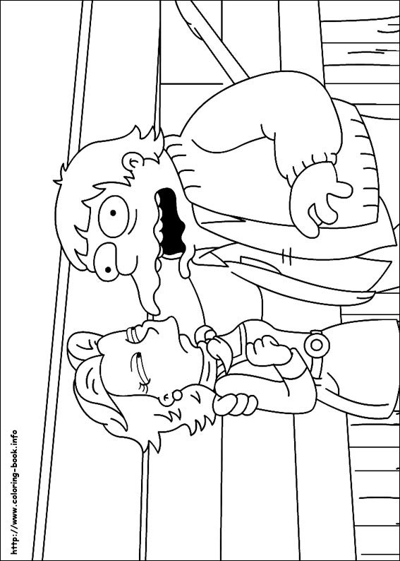 The Simpsons coloring picture