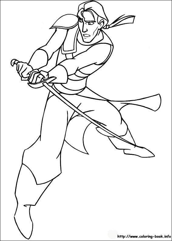 Sinbad coloring picture