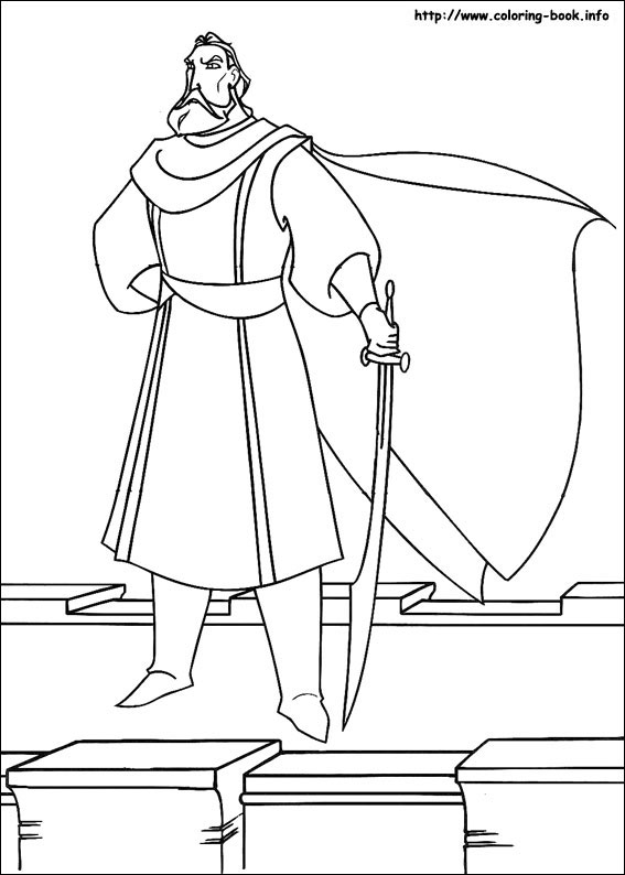 Sinbad coloring picture