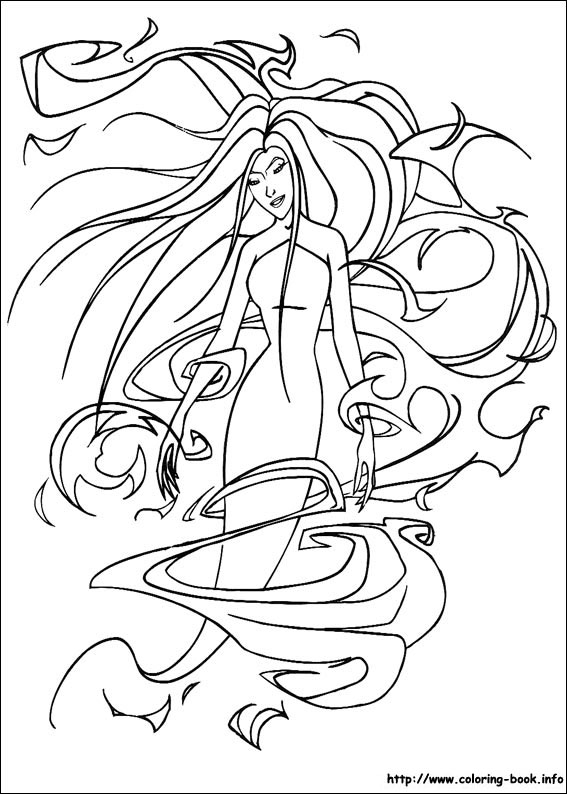 Sinbad coloring picture