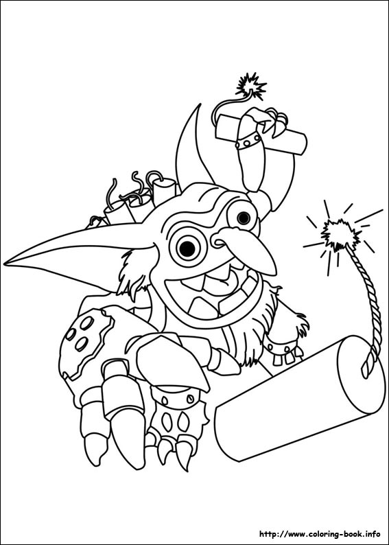 Skylanders coloring picture