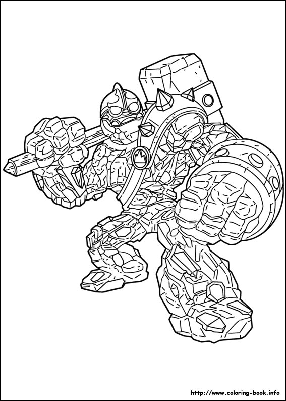 Skylanders coloring picture