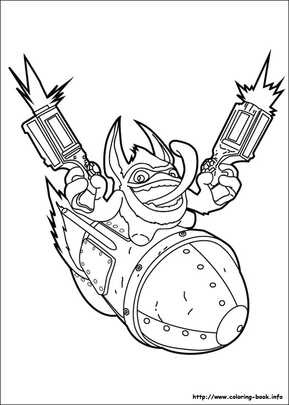 Skylanders coloring picture