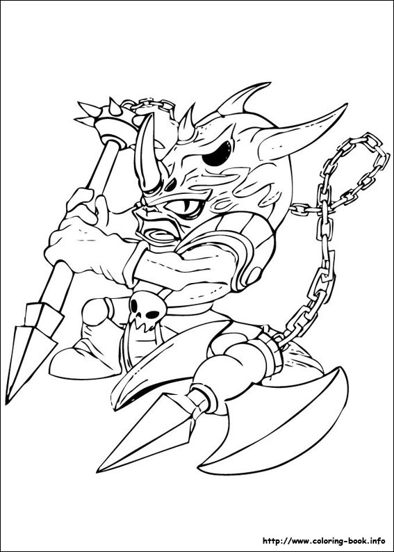 Skylanders coloring picture