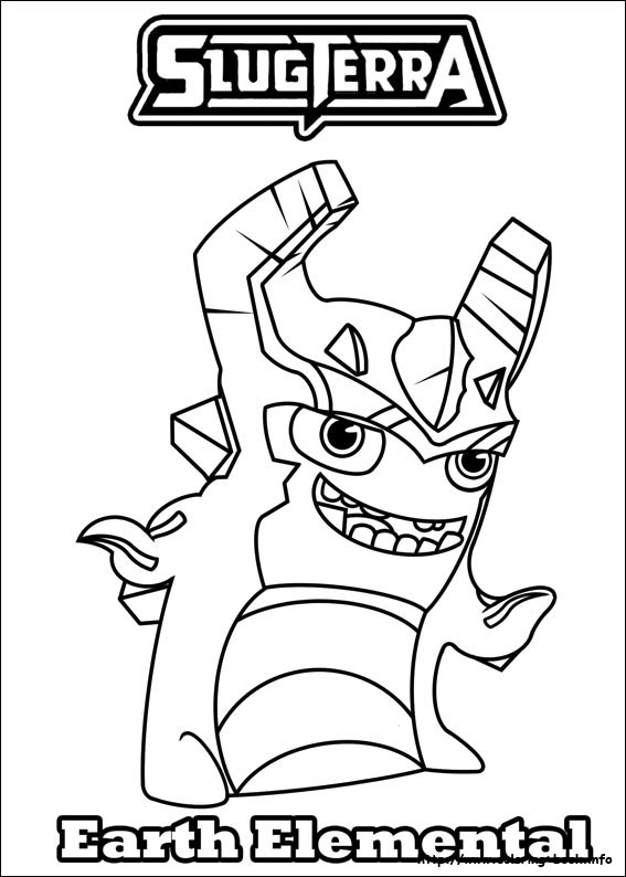 Slugterra coloring picture