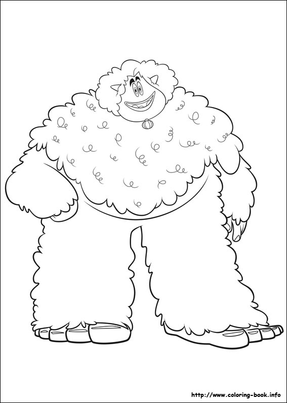 Smallfoot coloring picture